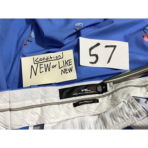 RLX Ralph Lauren Flamingo Print Shorts – Size 33 – Tailored Fit – Resortwear - Picture 9 of 9